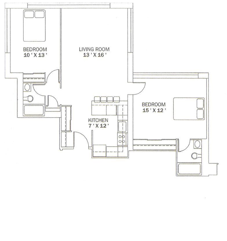 2 Bed